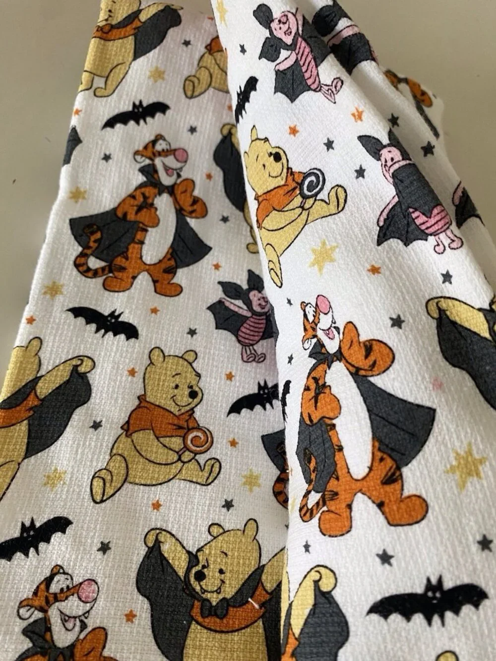 2 Pack Disney Winnie The Pooh & Friends Halloween Kitchen Towels 16 X 26” NEW